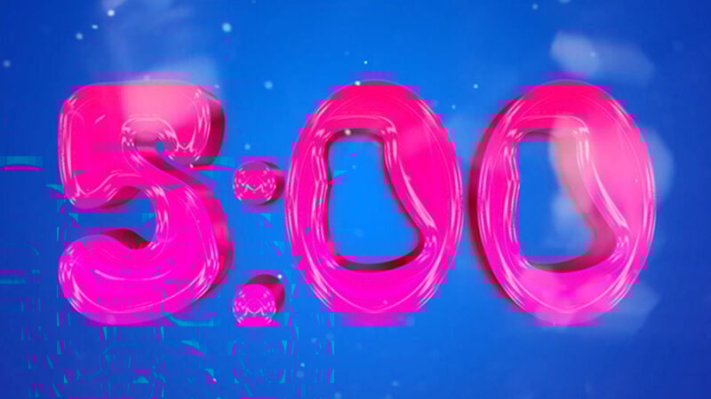 Blue Swirl Future Pop Countdown